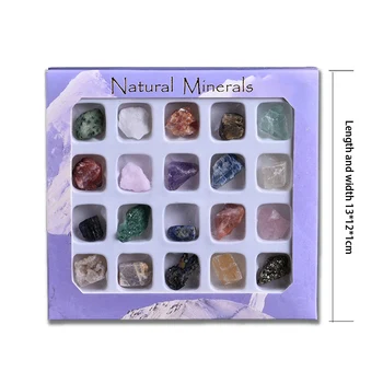20 kusov nelegálnych omieľanie mini minerálny kameň kolekcia art, ozdoby, dekorácie nastaviť darček a kryštál minerálne prírodného kameňa