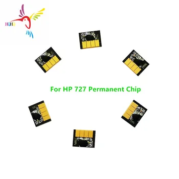 6pc /Set ARC Čipu Pre HP 727 Atramentových zásobníkov Trvalé Čipu Pre HP T920 T1500 T2500 T930 T1530 T2530 Tlačiareň