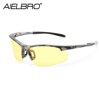 AIELBRO Vysoká Kvalita Mužov Polarizované Okuliare Ultralight Vetru UV Ochranný Rybolov, jazda na Bicykli Športové slnečné Okuliare