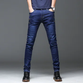 Batmo 2019 nový príchod vysokej kvality bežné slim džínsy mužov ,mužov ceruzkou nohavice ,úzke džínsy mužov 8905