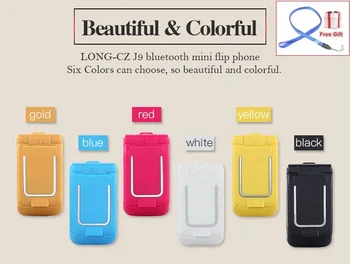 DLHO-CZ J9 mini Flip mobilný telefón 0.66
