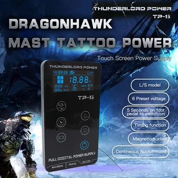 Dragonhawk Digitálny LCD Napájanie Tetovanie vypínač Dotykový Displej Inteligentný make-up Dual Tetovanie Moc Suppliy