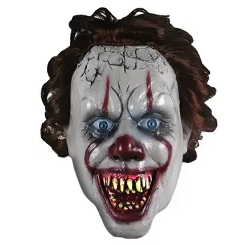 Latex Strašidelný Strašidelné Klaun, Latexové Masky Maškarný Halloween Party Cosplay Kostým Rekvizity Nové