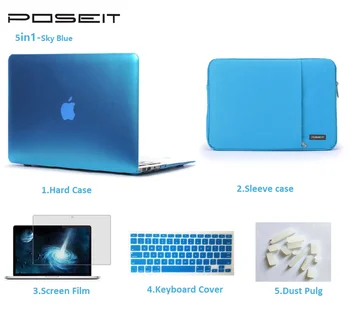Lesklý Notebooku puzdro Shell Pre MacBook Pro 13 Palcový s CD-ROM (Model: A1278, Verzia Skoro 2012/2011/2010/2009/2008)