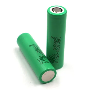 Li-ion 2500mAh 25R 5 ks Lithum batéria 18650 nabíjateľná batéria,napájanie nástroj batérie,výbojový prúd 20A, batérie pack 3,7 V