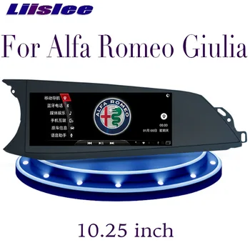 LiisLee Auto Multimédiá GPS HiFi Audio Rádio Stereo CarPlay Pre Alfa Romeo Giulia 2016 2017 2018 2019 Hráč Navigačné tlačidlo NAVI