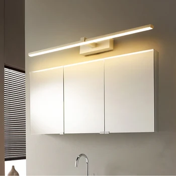Moderné LED Zrkadlo Svetlá 0.4 M~1,2 M nástenné svietidlo Kúpeľne, spálne, postele stenu sconce lampe deco Anti-fog espelho banheiro
