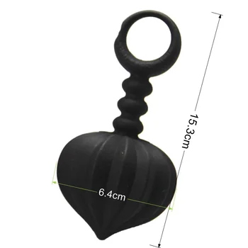 Obrovské Análny loptu Zadok Plug Flexibilné Silikónové veľké Análne Korálky Sexuálne hračky zátka prst slučky Unisex Sexuálne Hračky pre man Análny Potešenie