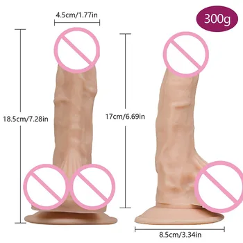 Obrovské Realistické Dildo Penis Mäkké Testis G-bod Stimulátor Klitorisu Pošvy Massagor Análny Plug Dospelých, Erotické, Sexuálne Hračky pre Ženy
