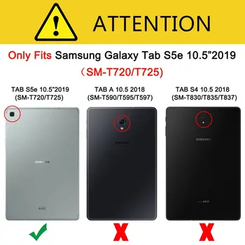 Prípad tabletu Samsung galaxy Tab S5E 10.5 2019 T720 SM-T720 T725 Mačka, Strom Tlače Kryt Slotu Karty prípad Tabletu +Darček