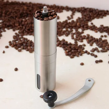 Príručka Nerezový mlynček na korenie Mlyn Keramiky Core Nastaviteľné Coffee bean stroj kuchynské doplnky