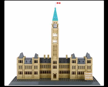 Wange 4221 Svetovej Architektúry Sériu Kanadského Parlamentu Stavebný Modely Zostavené Stavebné Bloky, Hračky Pre Childen